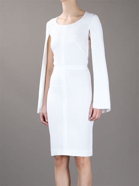 givenchy white linen long sleeves womens|givenchy dresses for women.